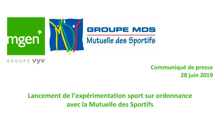 Lancement de l’expérimentation sport sur ordonnance avec la Mutuelle des Sportifs